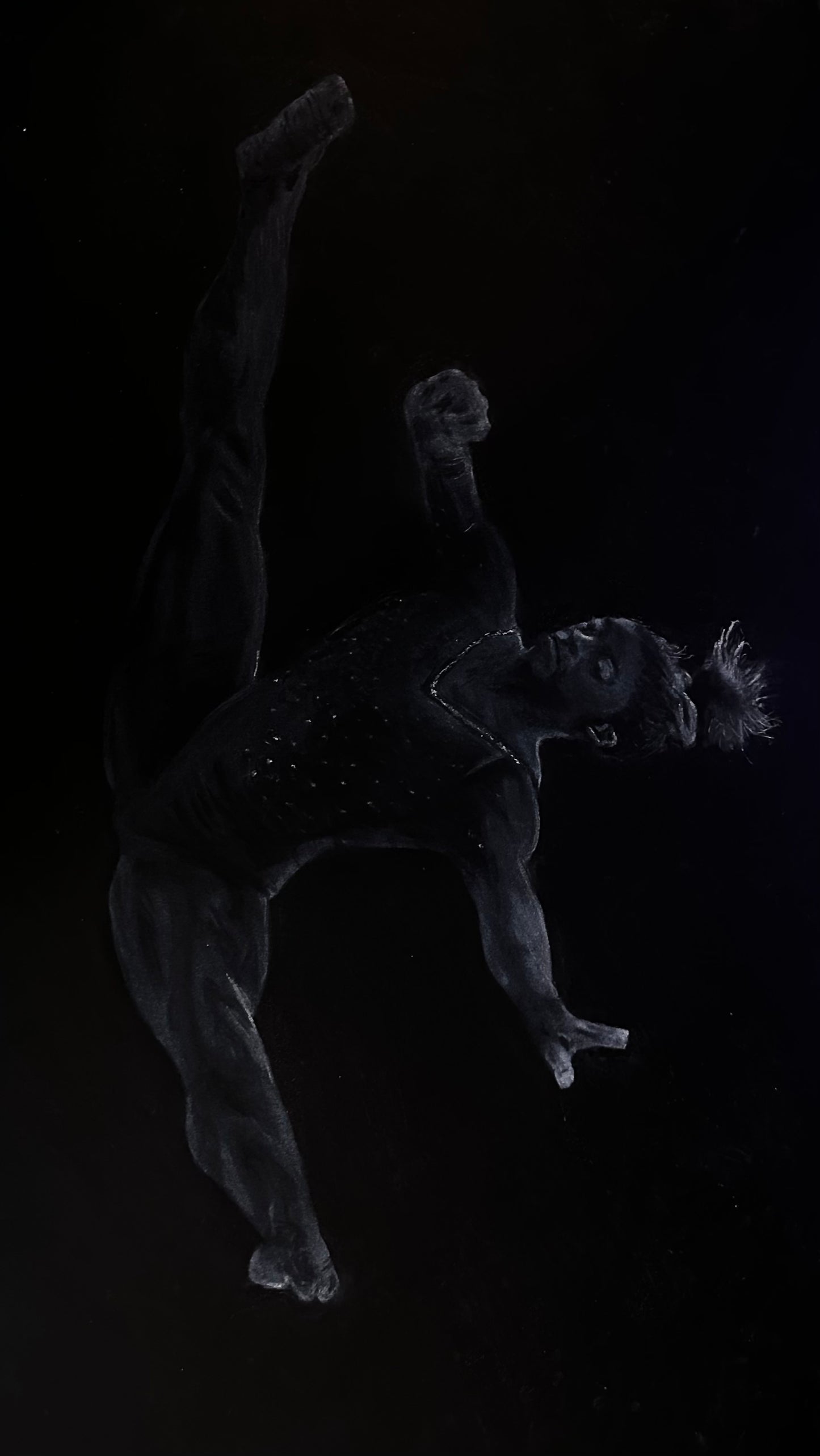 Gymnast made with magnesium carbonate