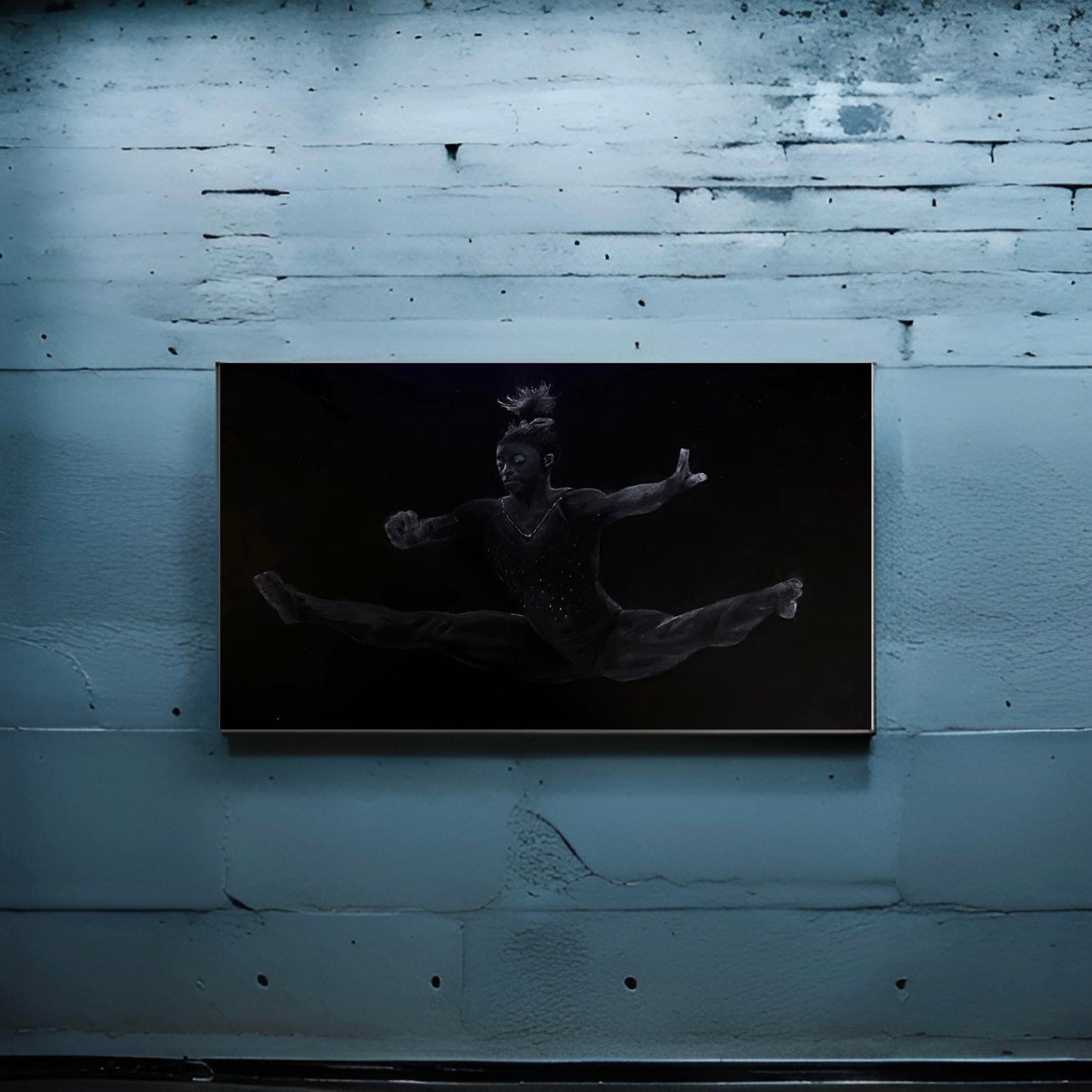 Gymnast made with magnesium carbonate